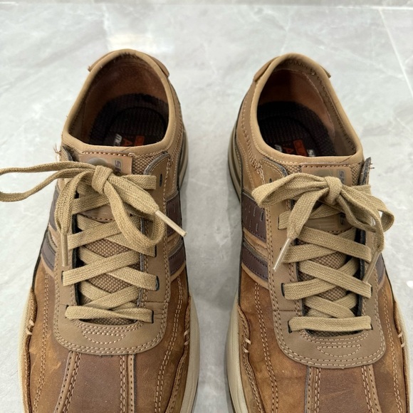 Men’s Skechers Elment Meron Lace Up Classic Fit Memory Foam Shoes Size 10 - Picture 4 of 16